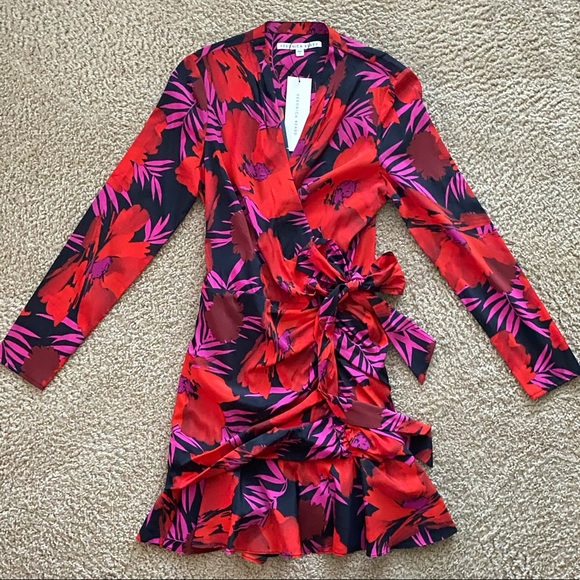 Veronica Beard Lorina Floral Dress Sz 4 - Picture 2 of 8